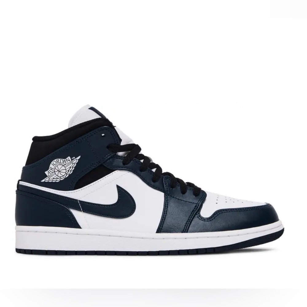 Nike Air Jordan 1 Mid Sneakers, Armory Navy